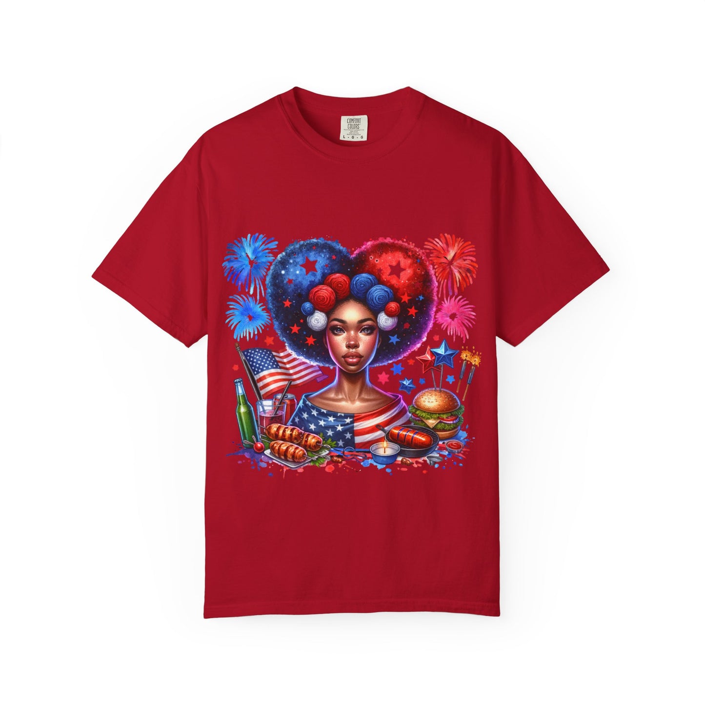 Patriotic Celebration T-Shirt | Unisex Garment-Dyed Tee for Independence Day