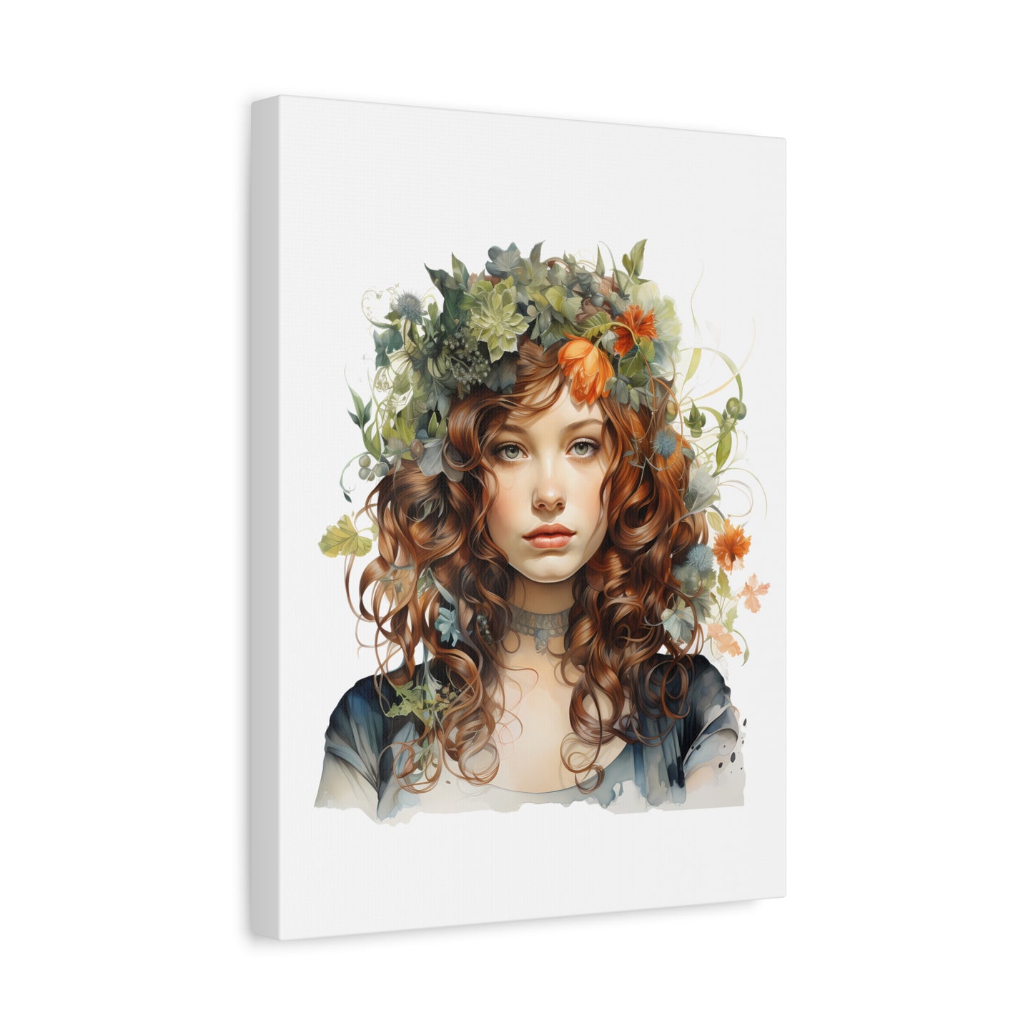 Floral Art Canvas Print - 12x16 Stretched Wall Decor for Nature Lovers