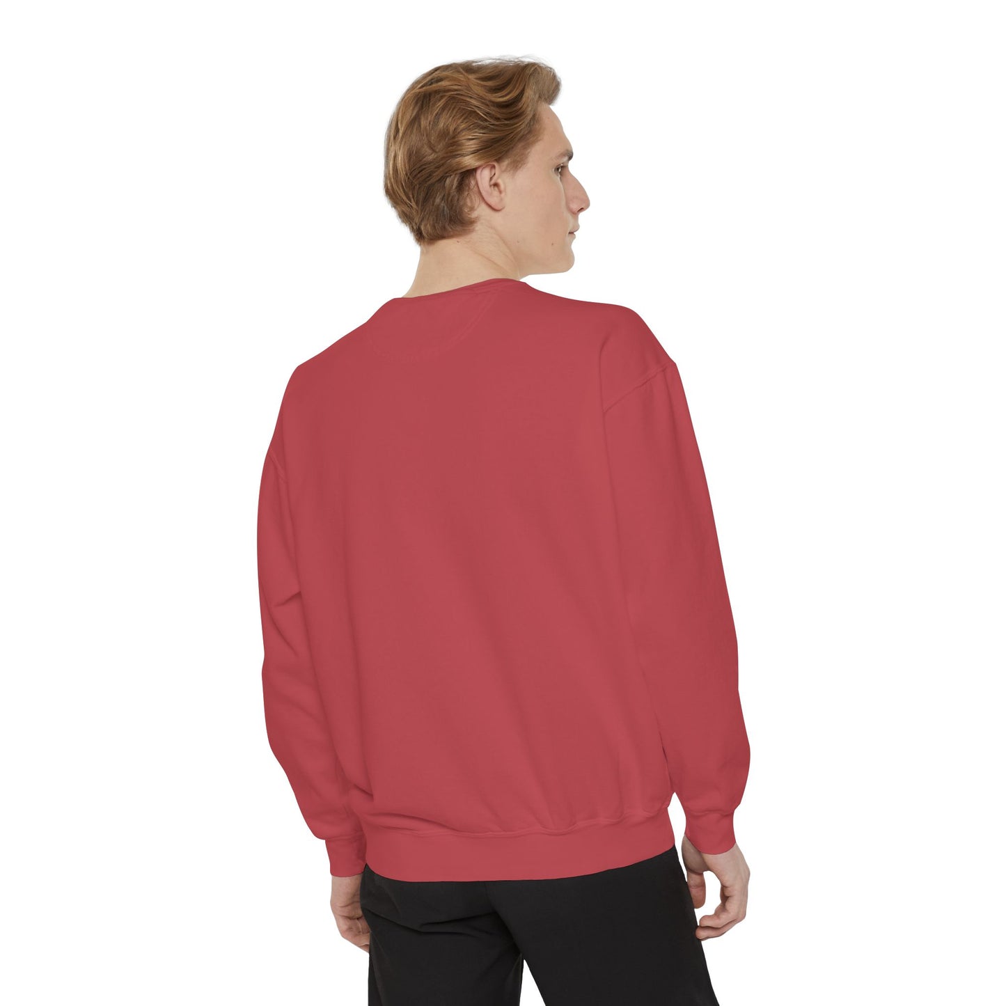 Autumn Leaves & Sneakers Sweatshirt - Unisex Garment-Dyed Cozy Apparel