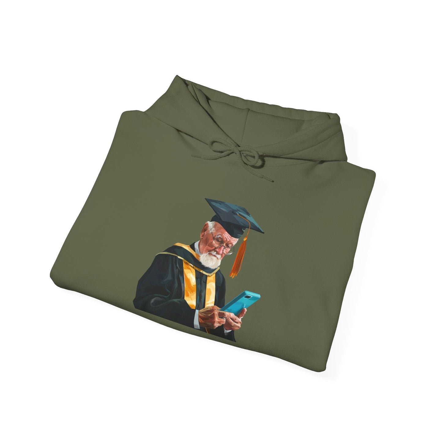 Graduation Celebration Unisex Hoodie with Cap Graphic