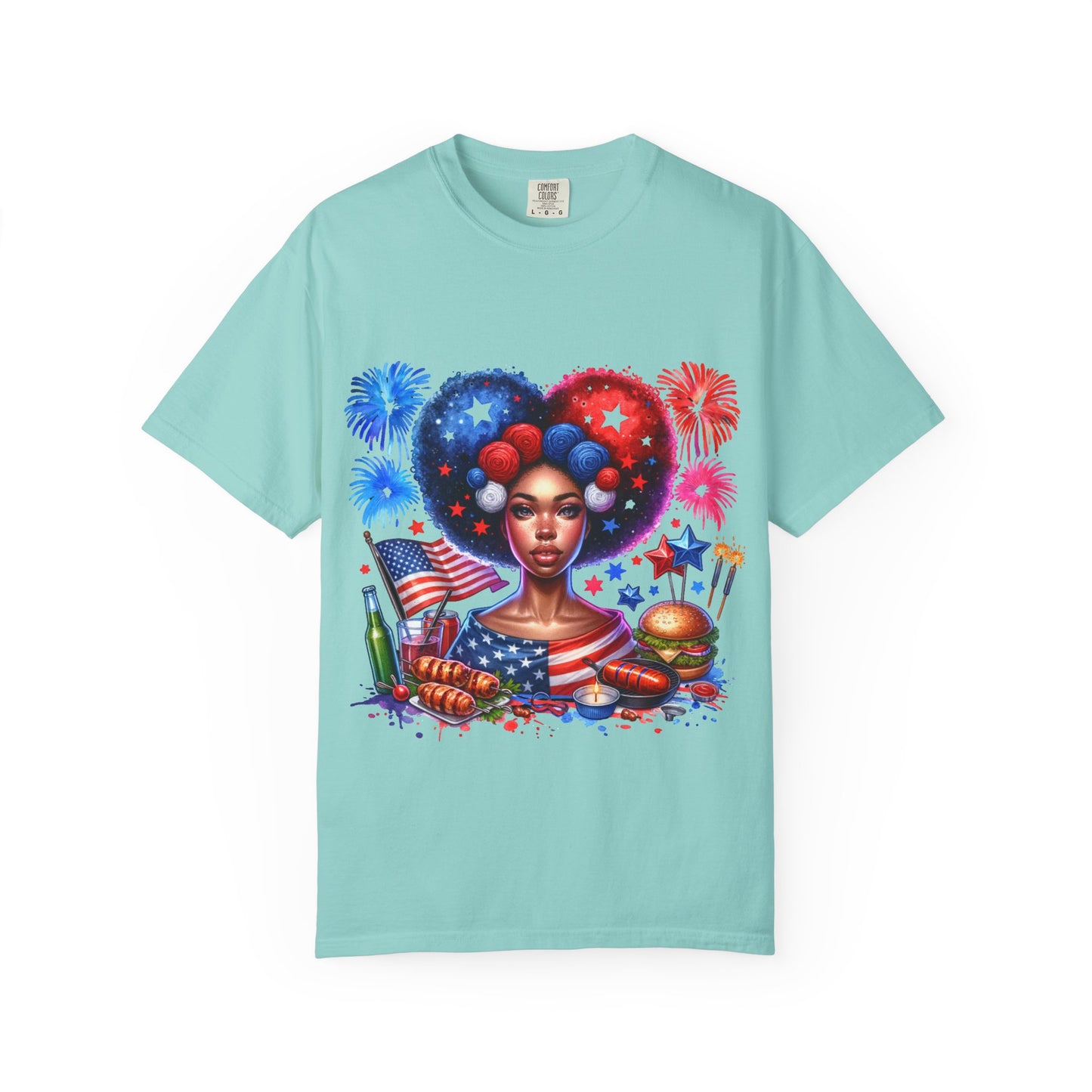 Patriotic Celebration T-Shirt | Unisex Garment-Dyed Tee for Independence Day