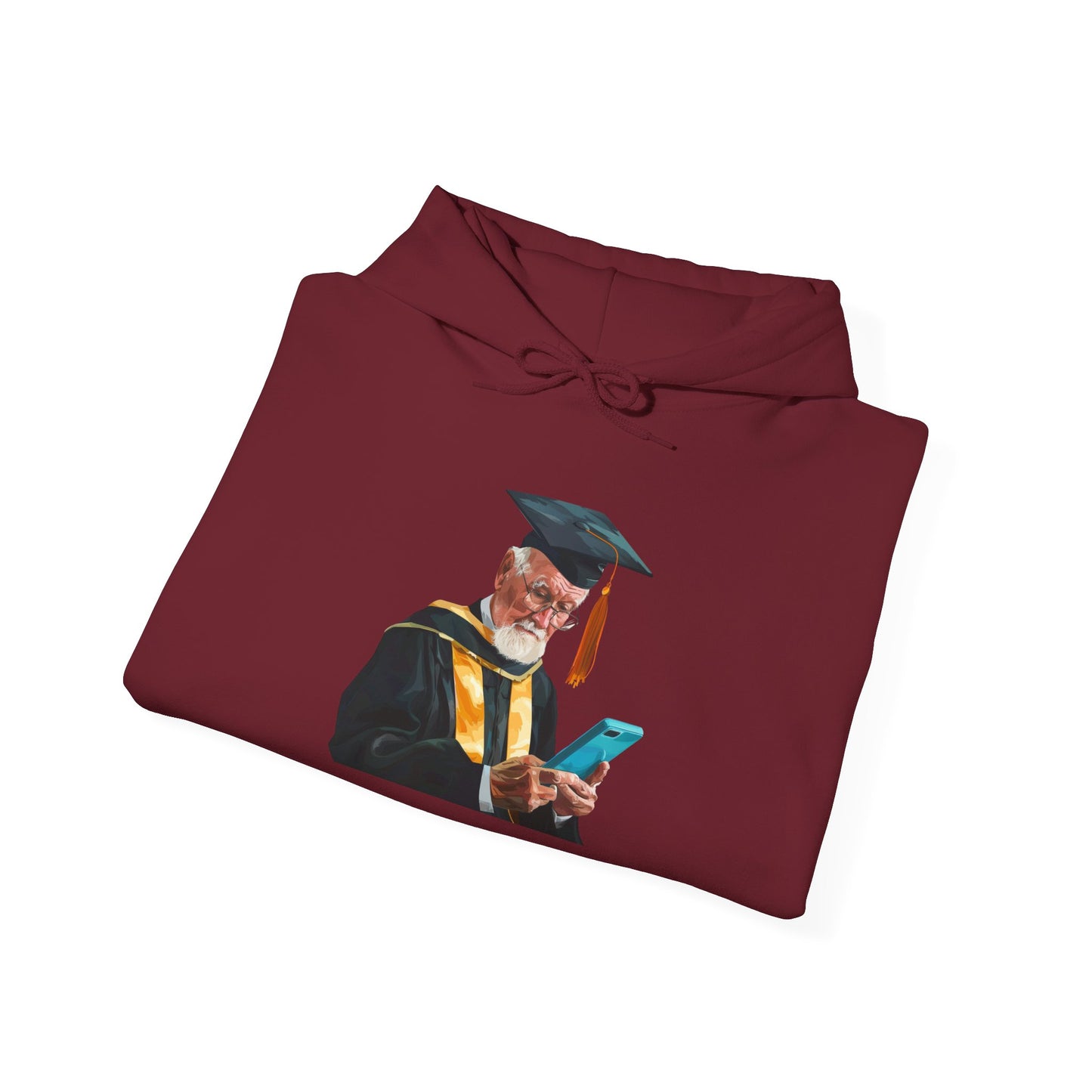 Graduation Celebration Unisex Hoodie with Cap Graphic