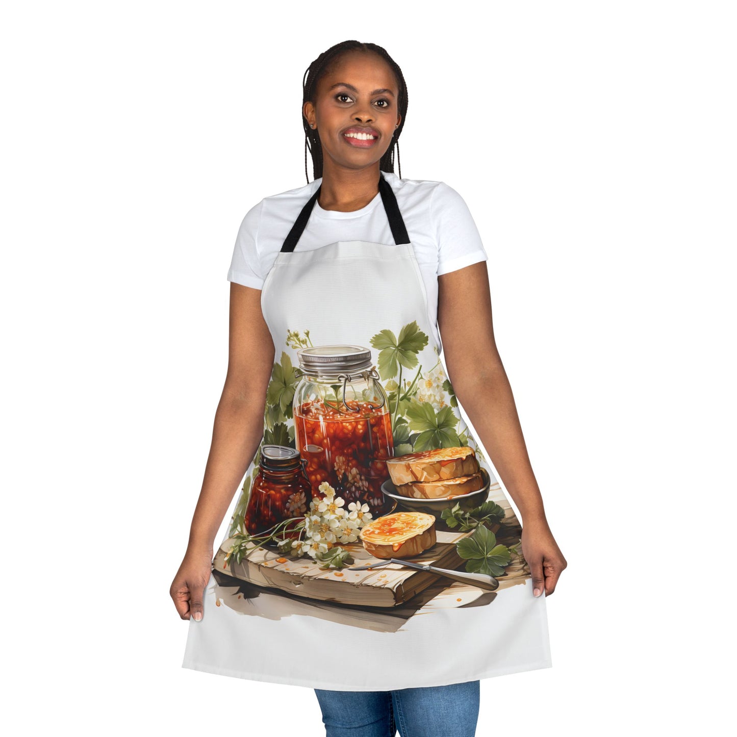 Apron, 5-Color Straps (AOP)