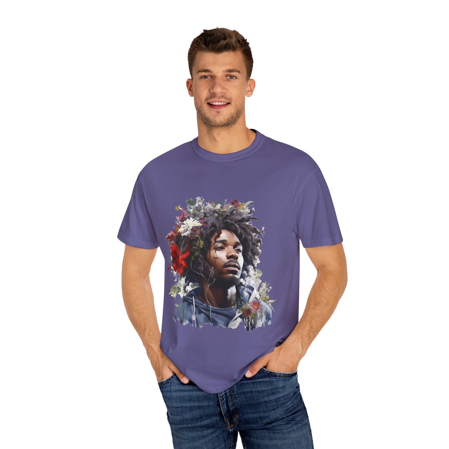 Unisex Floral Art T-Shirt – Embrace Nature's Beauty