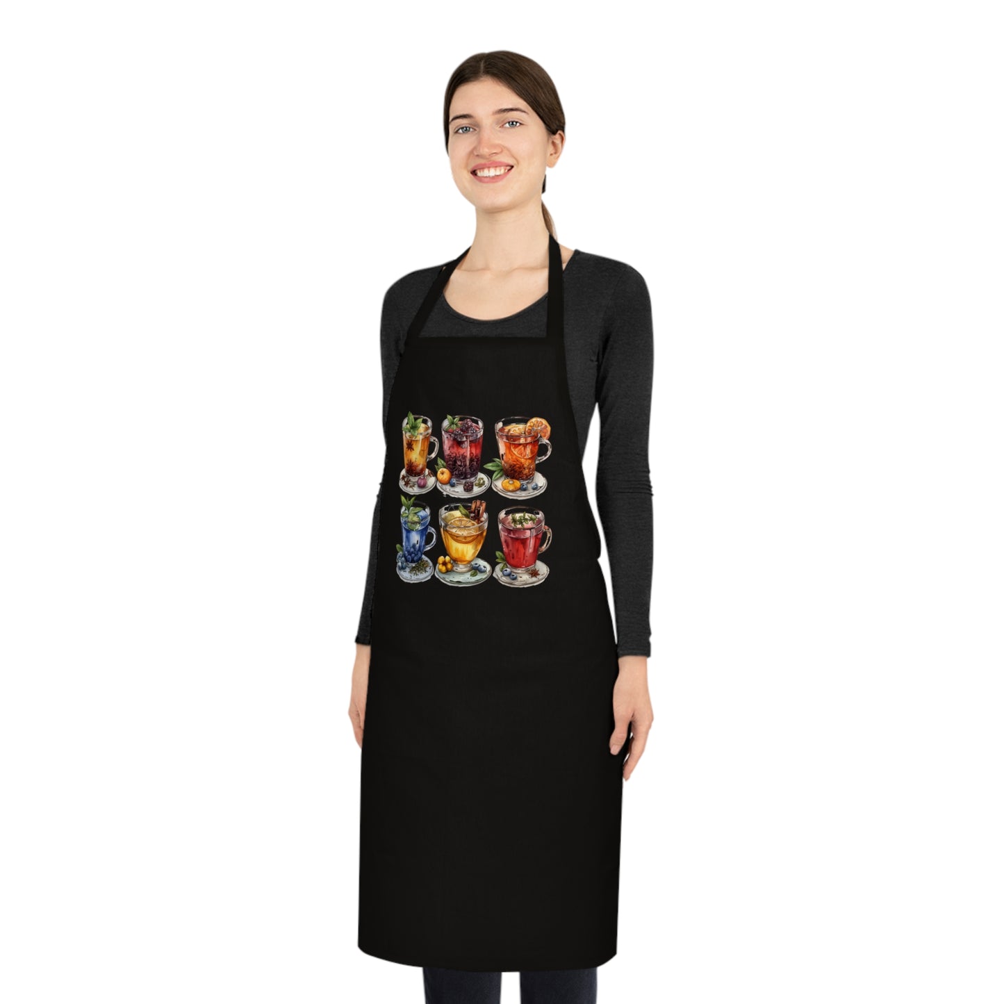 Colorful Cocktail Cotton Apron for Home Chefs & Entertainers
