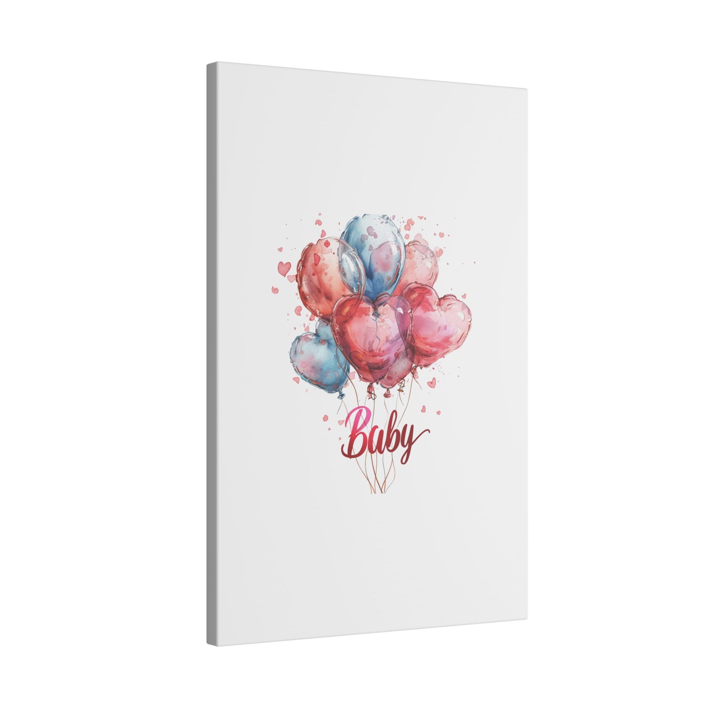 Baby Balloon Canvas Art - Colorful Nursery Decor