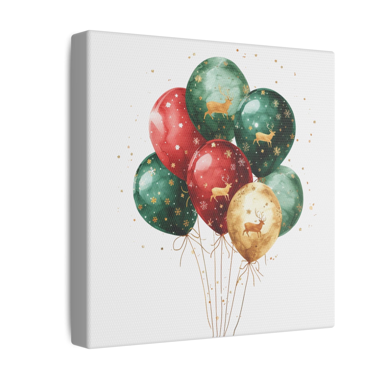 Festive Balloon Canvas Art - Holiday Decor