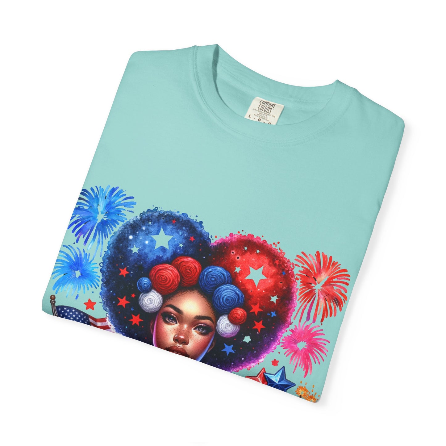 Patriotic Celebration T-Shirt | Unisex Garment-Dyed Tee for Independence Day