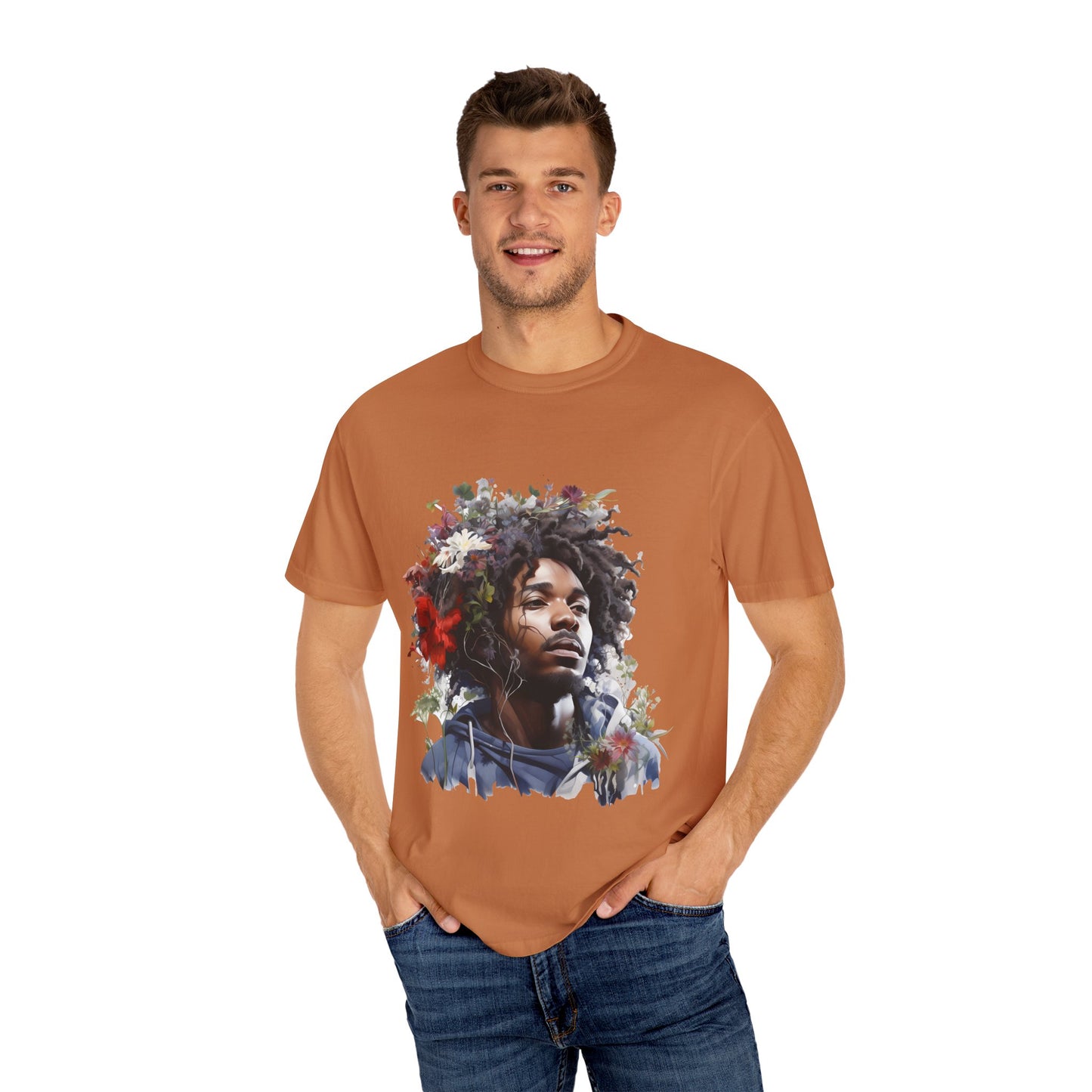 Unisex Floral Art T-Shirt – Embrace Nature's Beauty