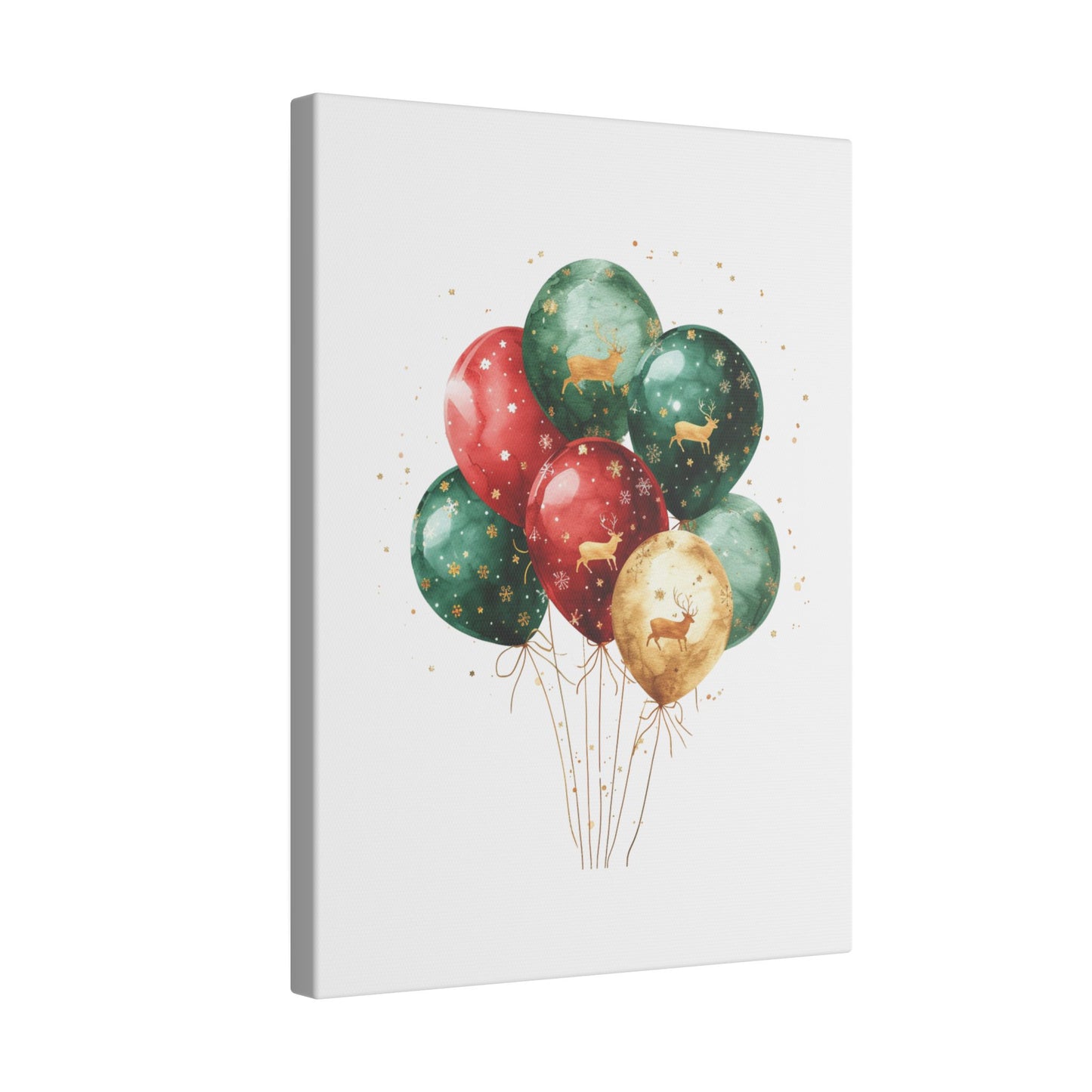 Festive Balloon Canvas Art - Holiday Decor