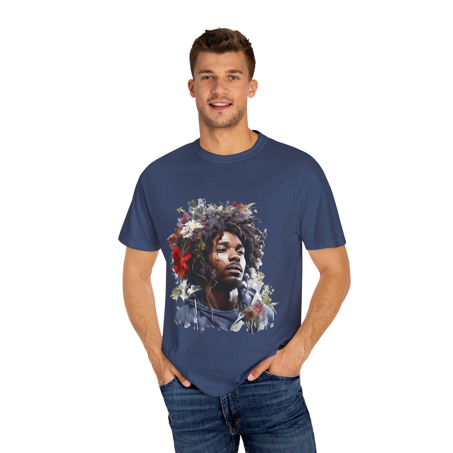 Unisex Floral Art T-Shirt – Embrace Nature's Beauty