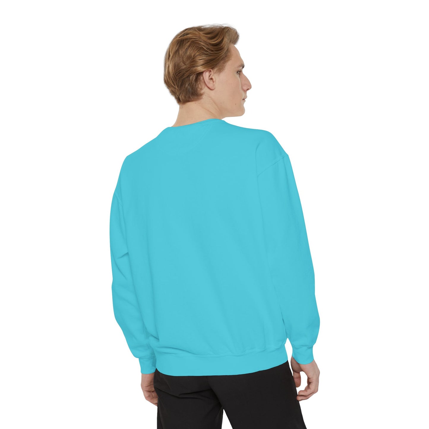 Autumn Leaves & Sneakers Sweatshirt - Unisex Garment-Dyed Cozy Apparel