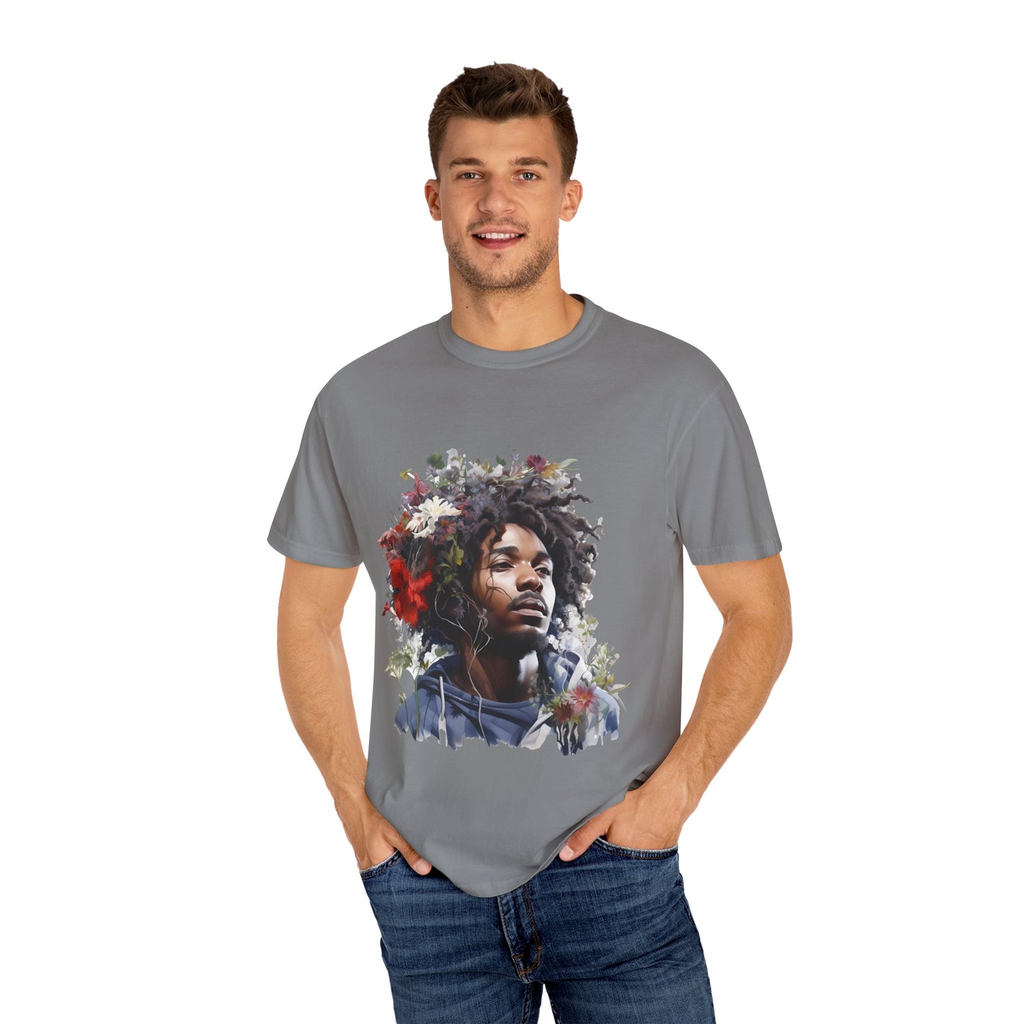Unisex Floral Art T-Shirt – Embrace Nature's Beauty