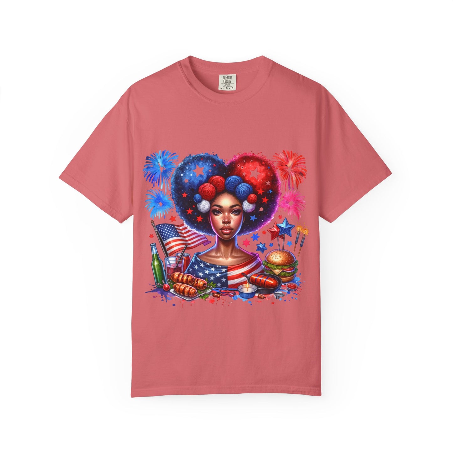 Patriotic Celebration T-Shirt | Unisex Garment-Dyed Tee for Independence Day