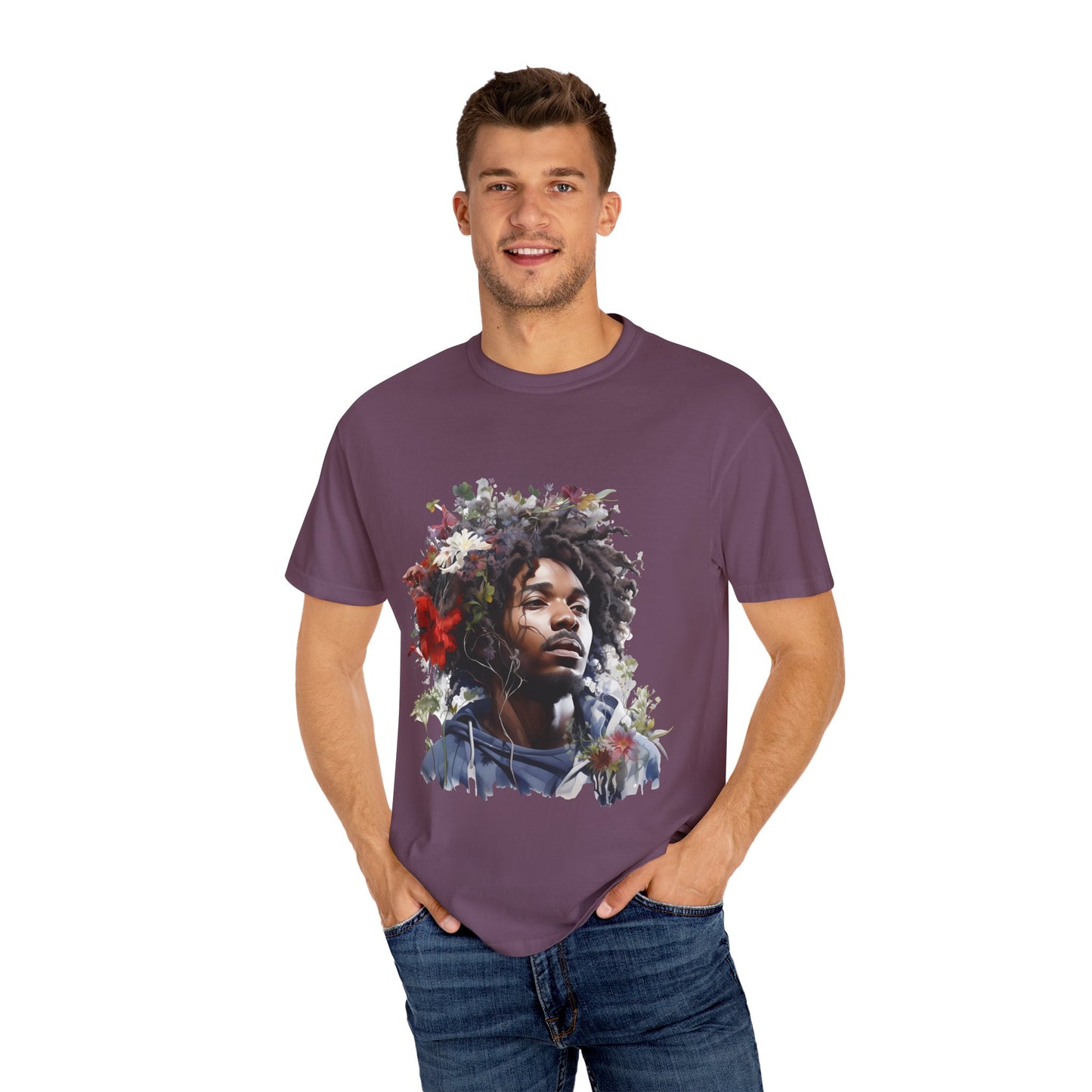 Unisex Floral Art T-Shirt – Embrace Nature's Beauty