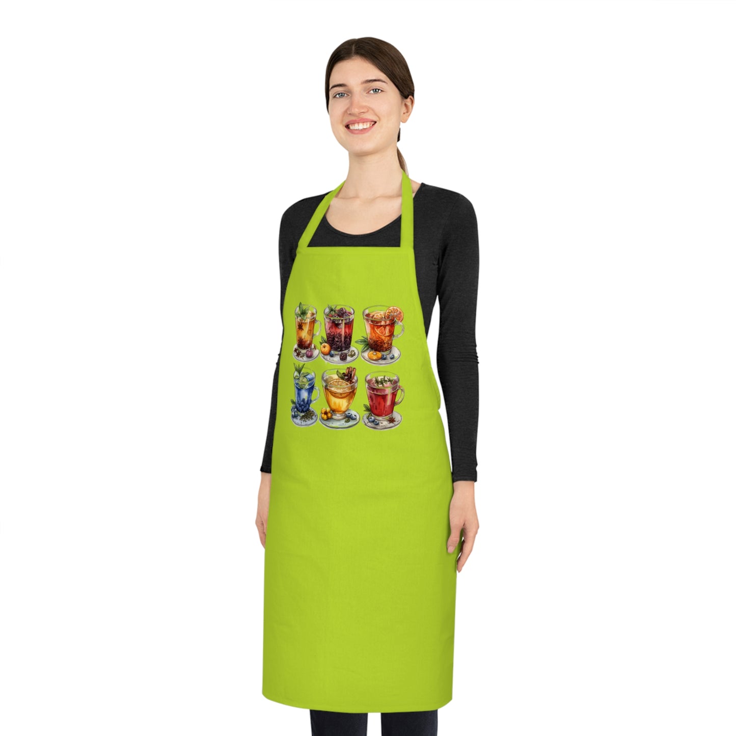 Colorful Cocktail Cotton Apron for Home Chefs & Entertainers