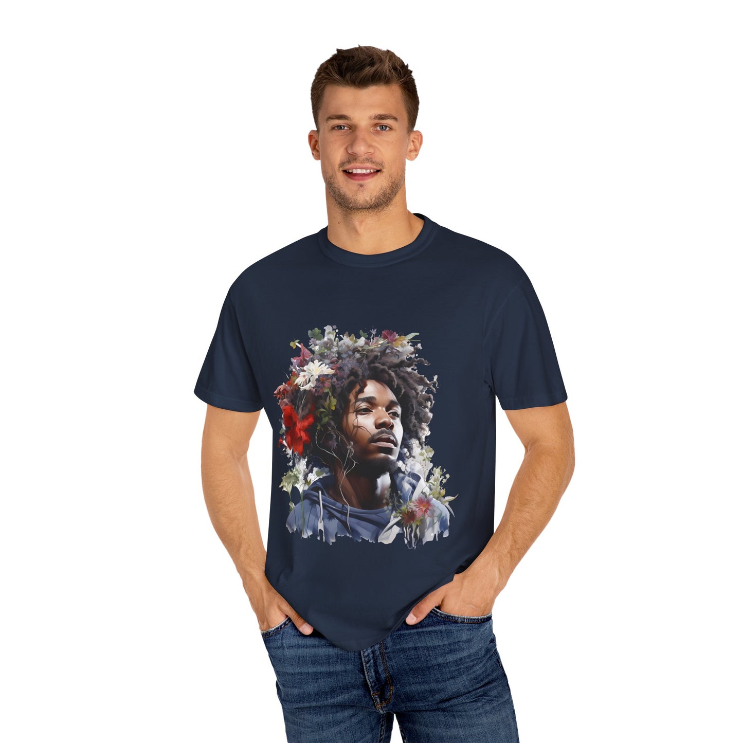 Unisex Floral Art T-Shirt – Embrace Nature's Beauty