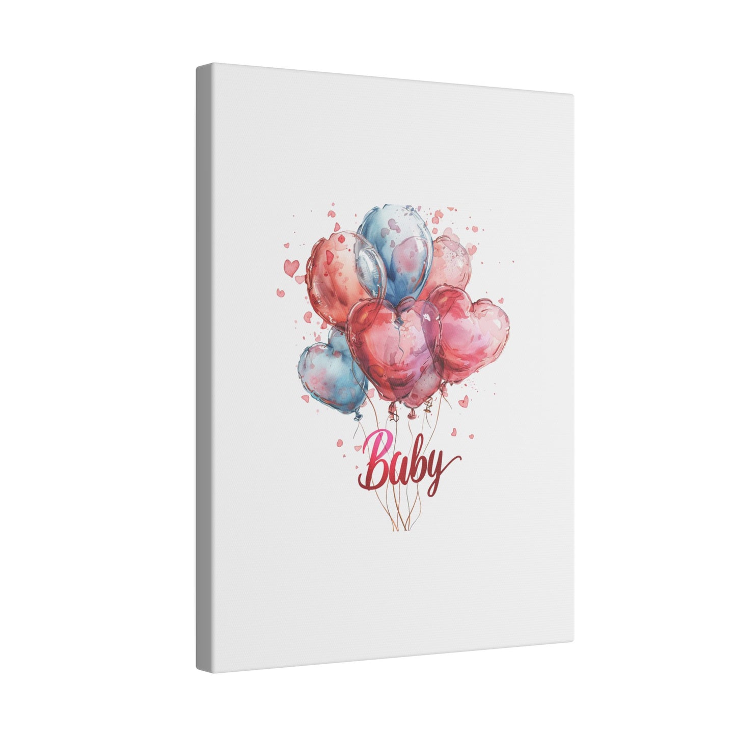 Baby Balloon Canvas Art - Colorful Nursery Decor