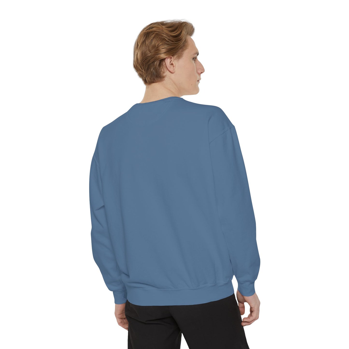 Autumn Leaves & Sneakers Sweatshirt - Unisex Garment-Dyed Cozy Apparel