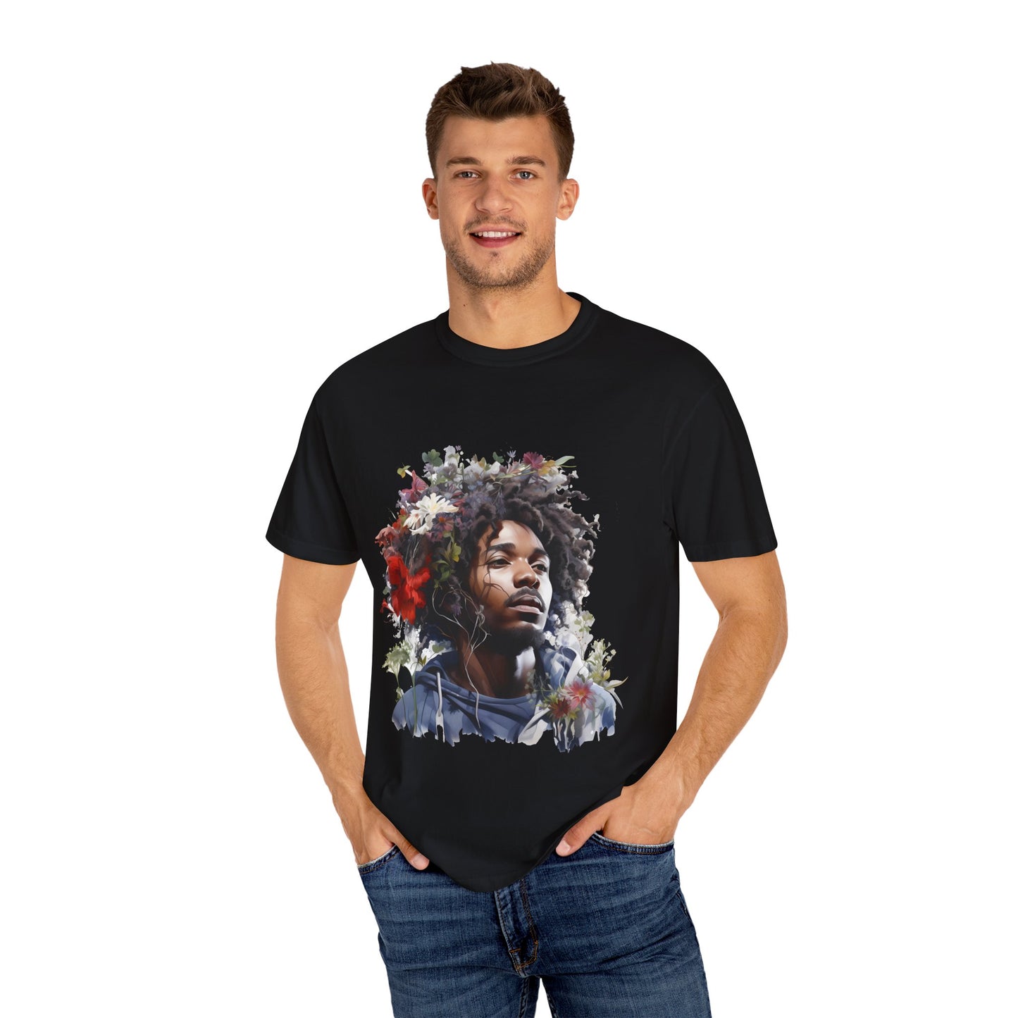 Unisex Floral Art T-Shirt – Embrace Nature's Beauty
