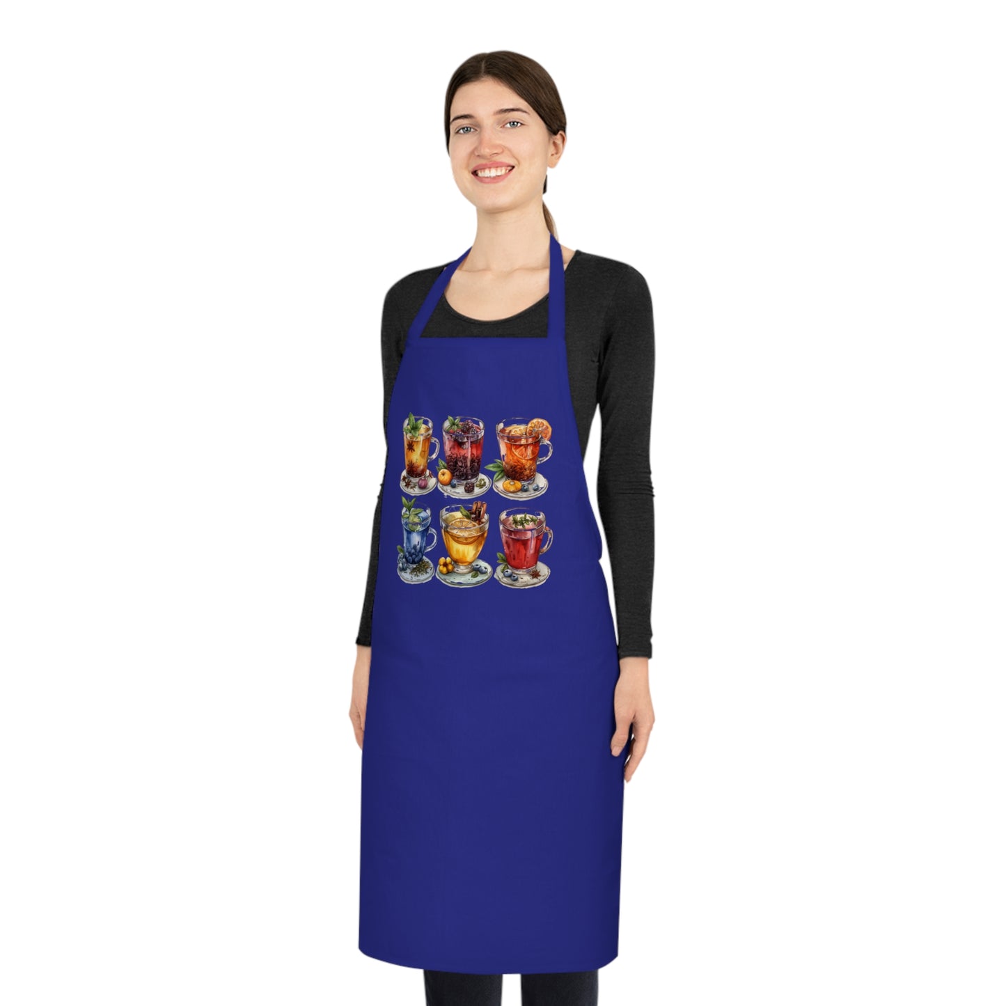 Colorful Cocktail Cotton Apron for Home Chefs & Entertainers