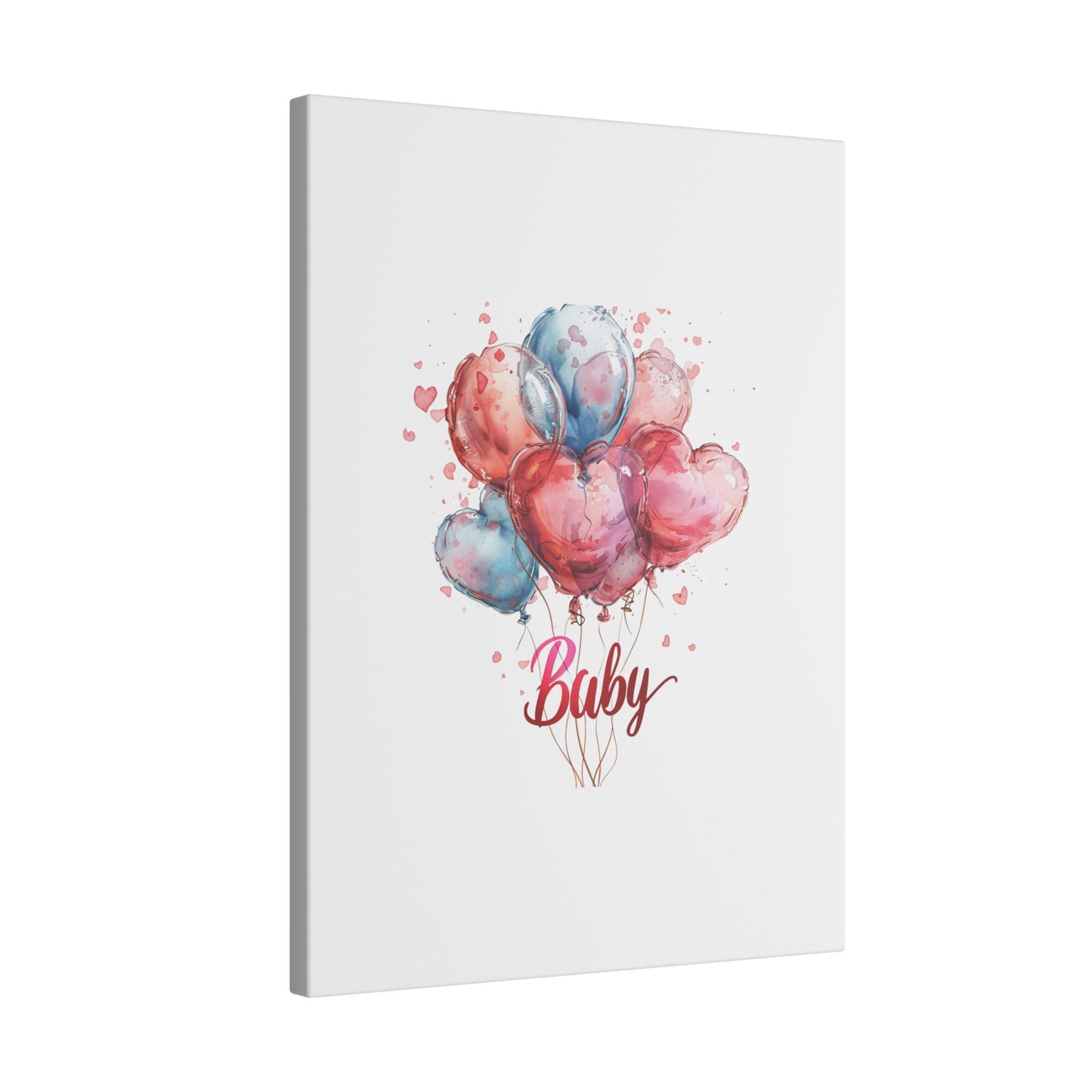 Baby Balloon Canvas Art - Colorful Nursery Decor
