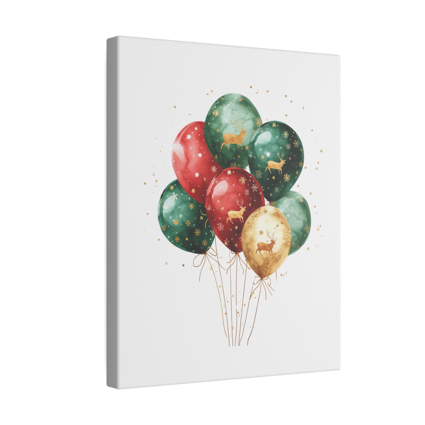 Festive Balloon Canvas Art - Holiday Decor