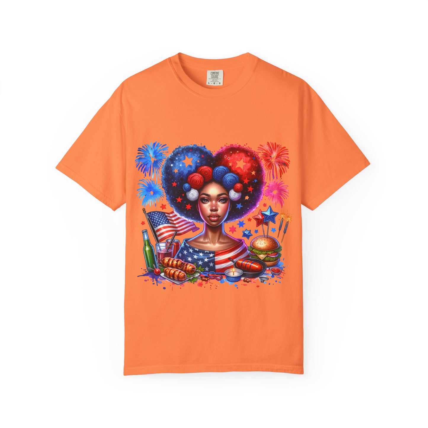 Patriotic Celebration T-Shirt | Unisex Garment-Dyed Tee for Independence Day