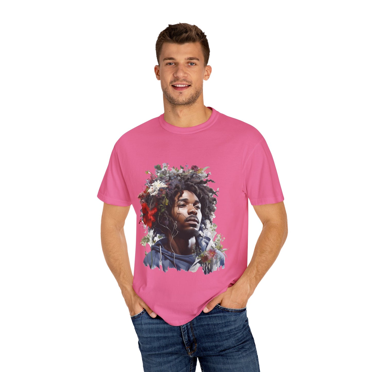 Unisex Floral Art T-Shirt – Embrace Nature's Beauty