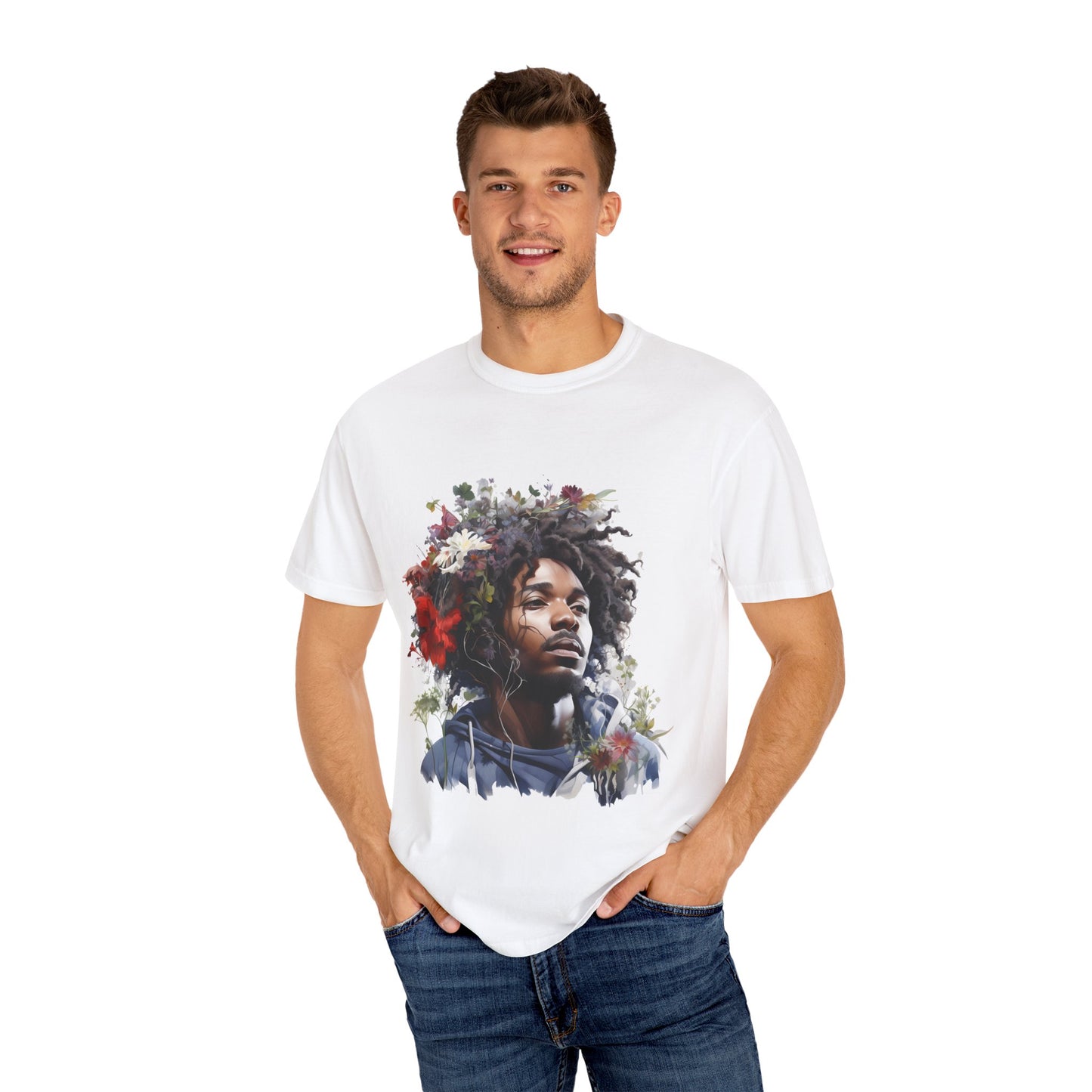 Unisex Floral Art T-Shirt – Embrace Nature's Beauty