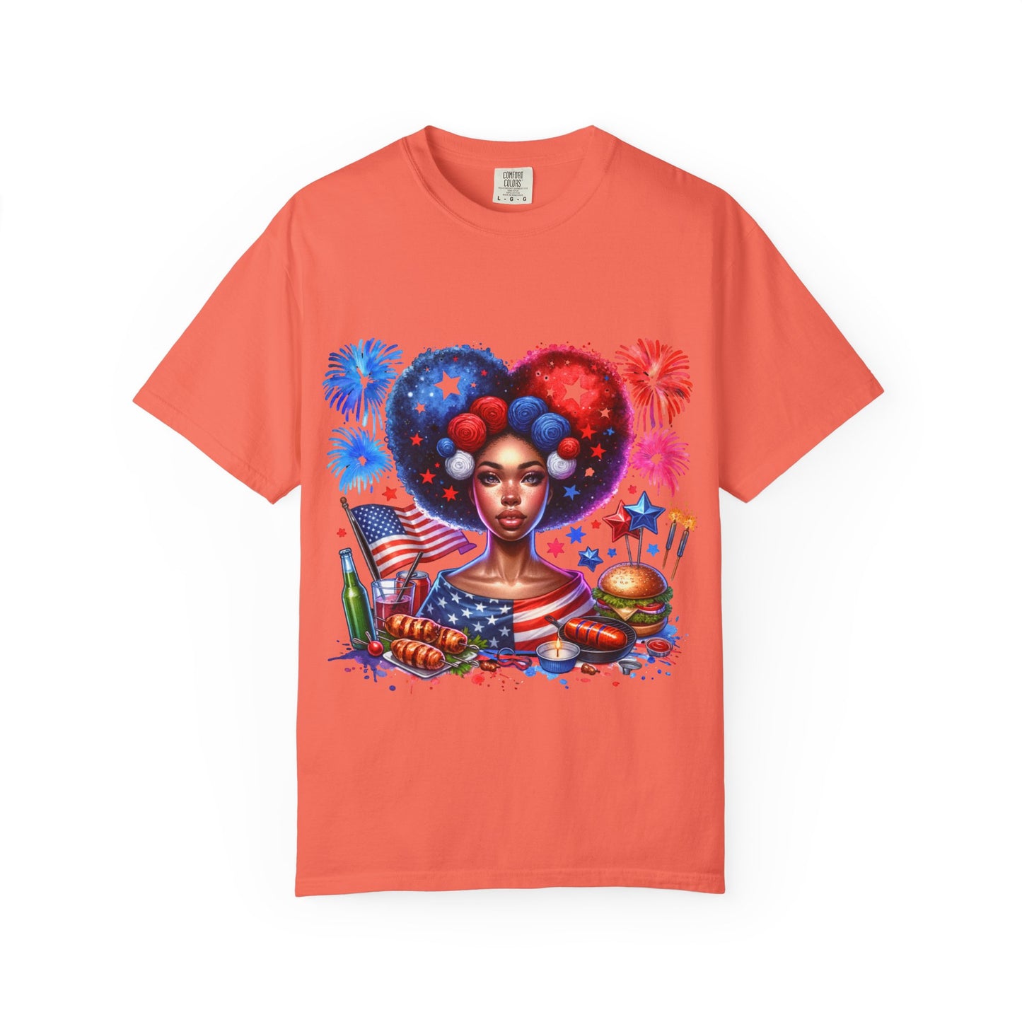Patriotic Celebration T-Shirt | Unisex Garment-Dyed Tee for Independence Day