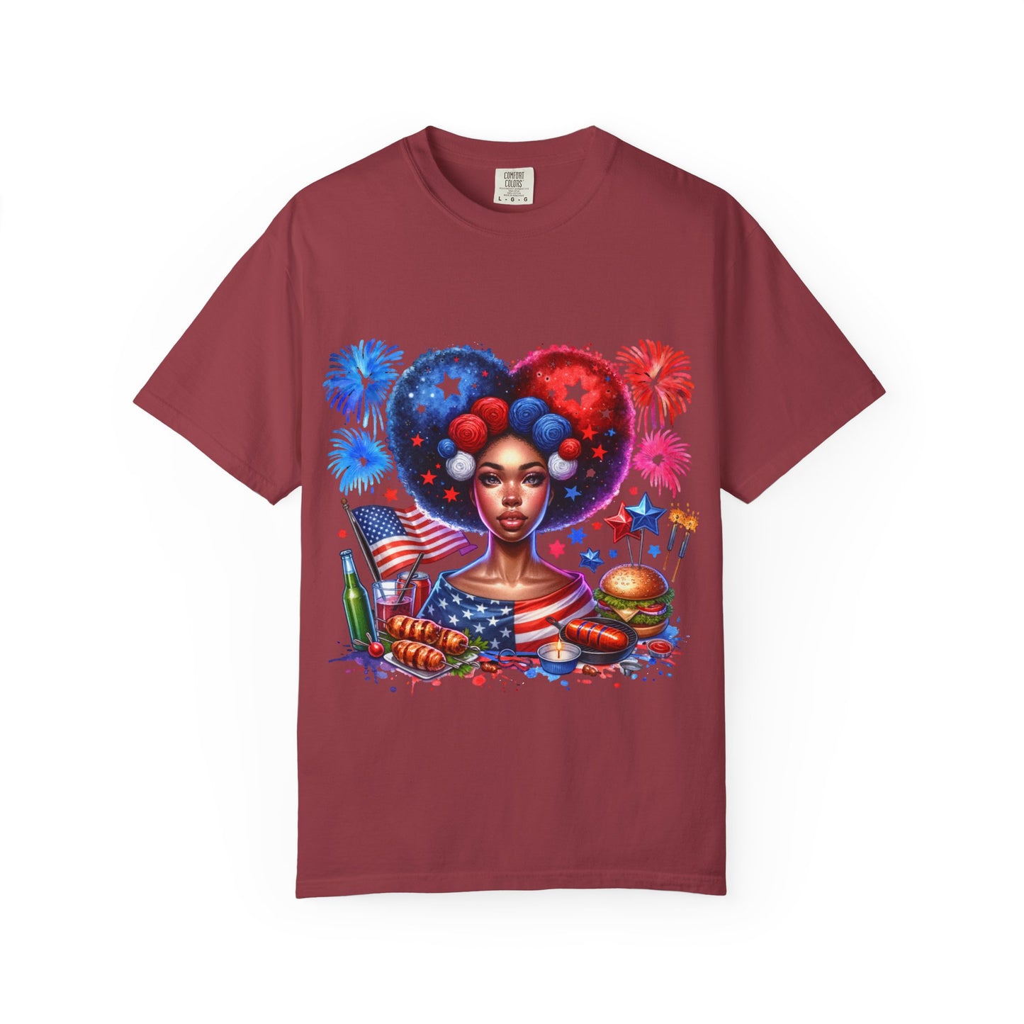 Patriotic Celebration T-Shirt | Unisex Garment-Dyed Tee for Independence Day