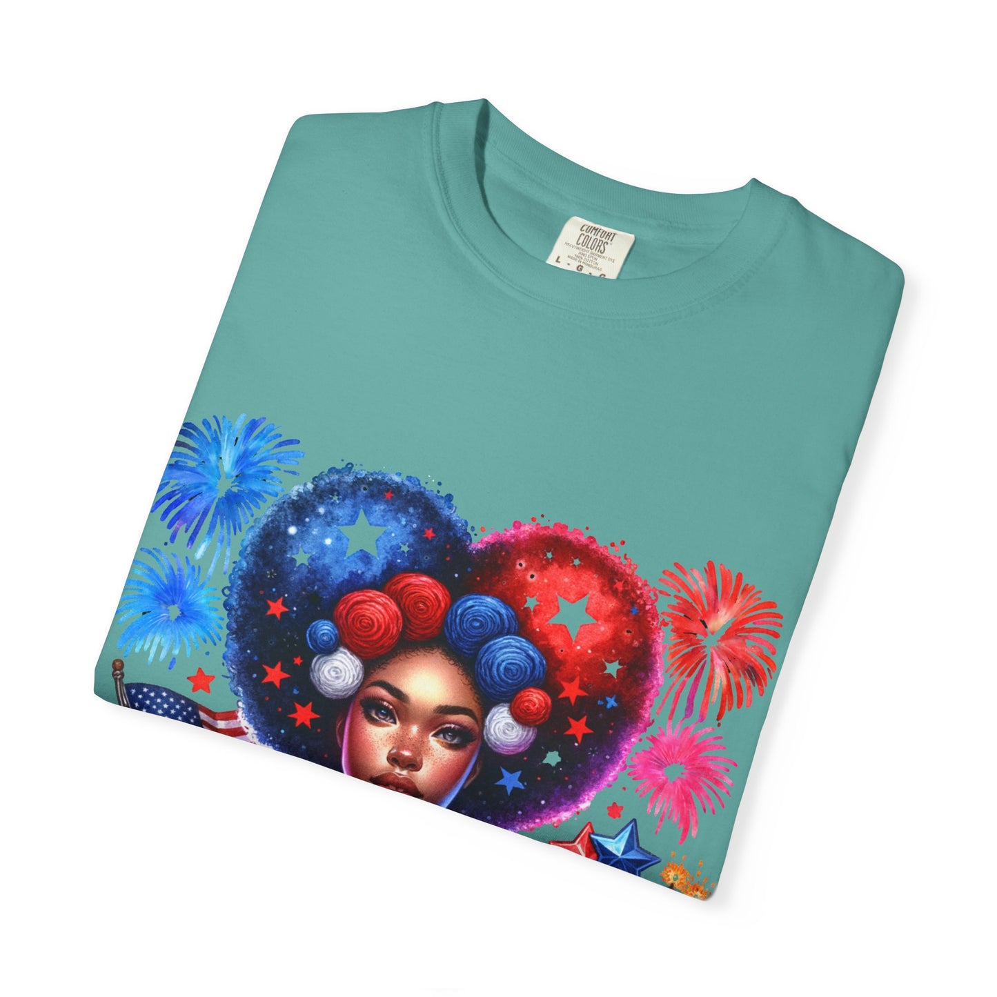 Patriotic Celebration T-Shirt | Unisex Garment-Dyed Tee for Independence Day