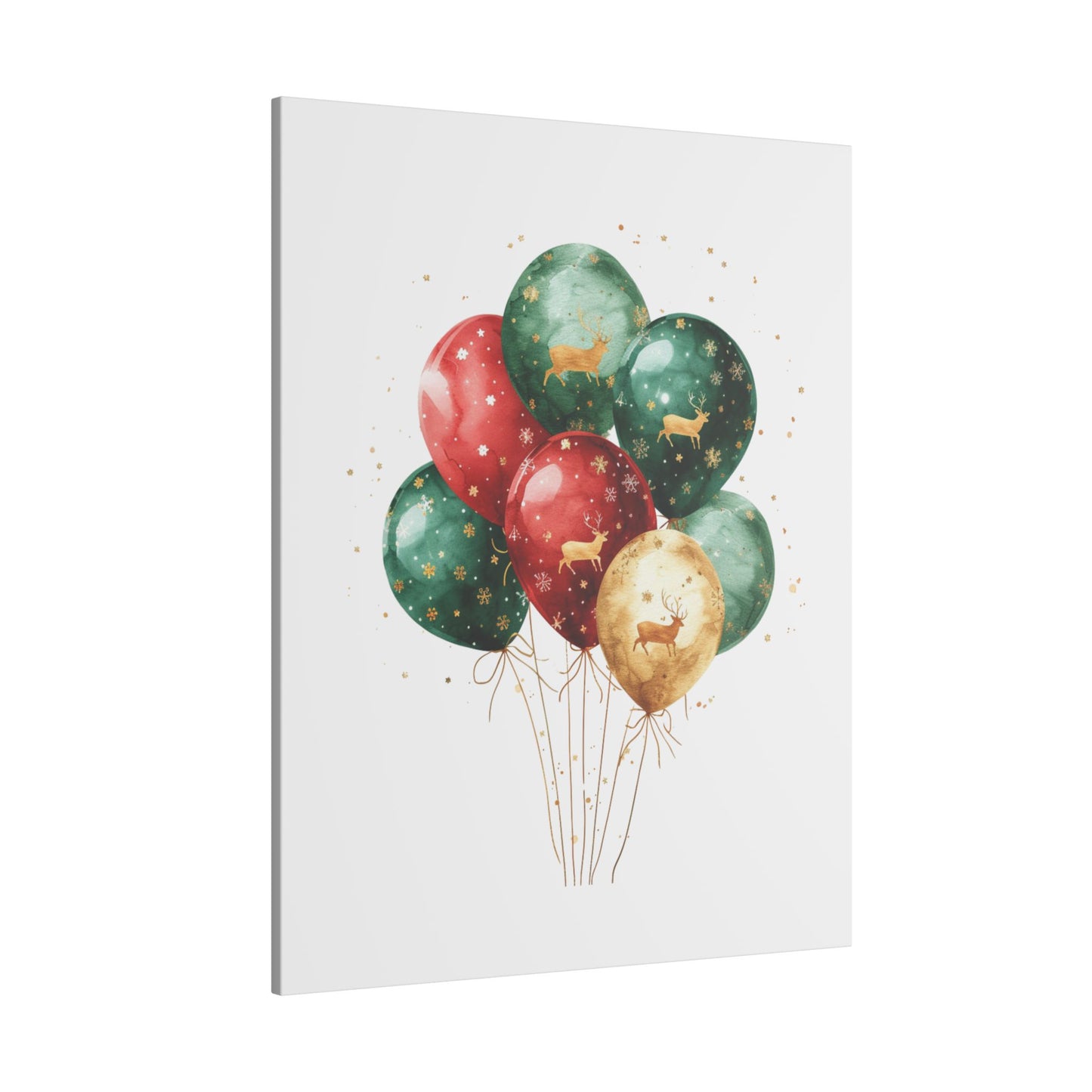 Festive Balloon Canvas Art - Holiday Decor