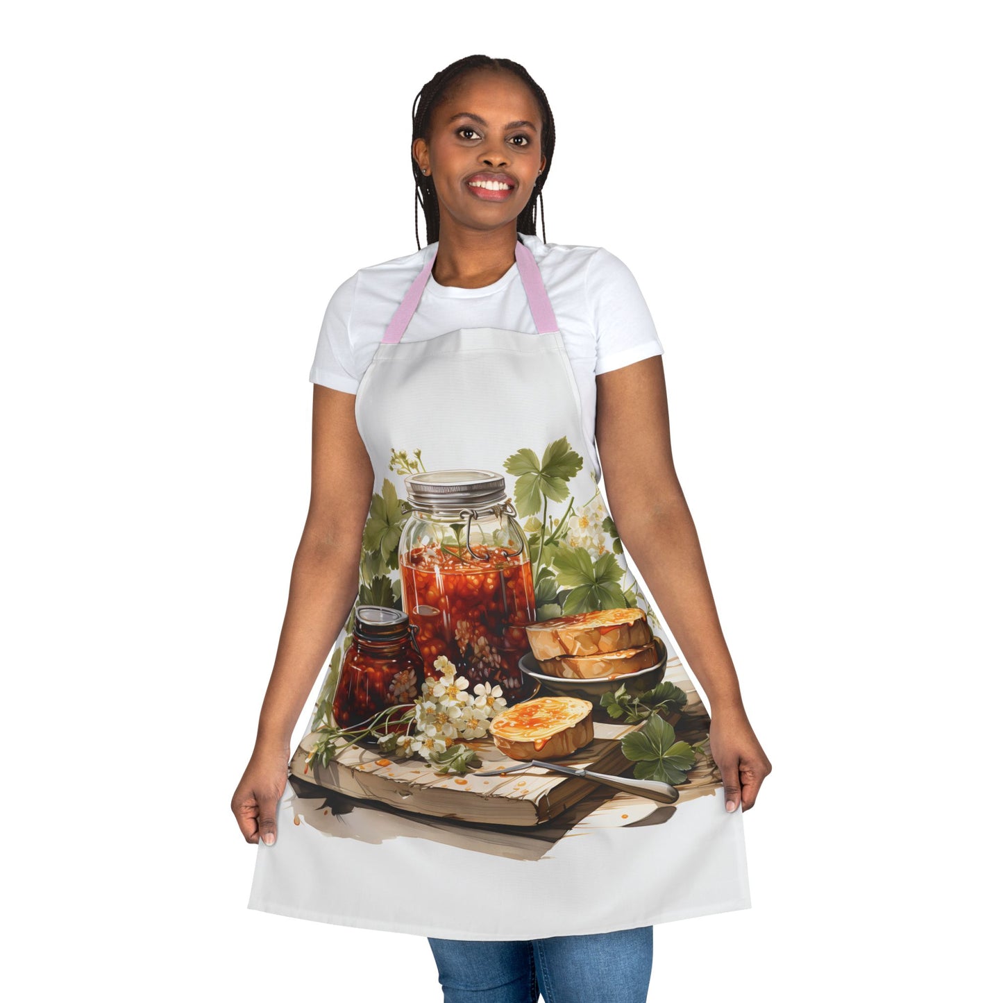 Apron, 5-Color Straps (AOP)