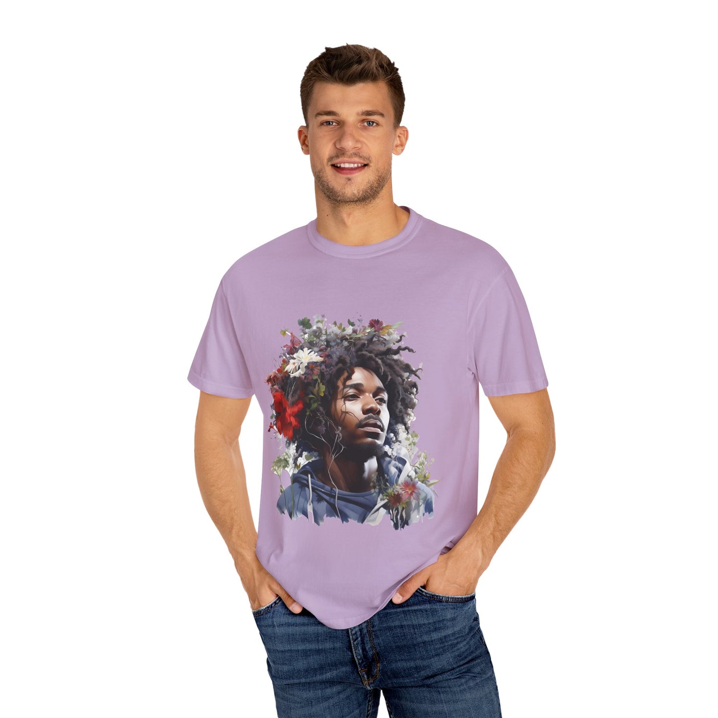 Unisex Floral Art T-Shirt – Embrace Nature's Beauty