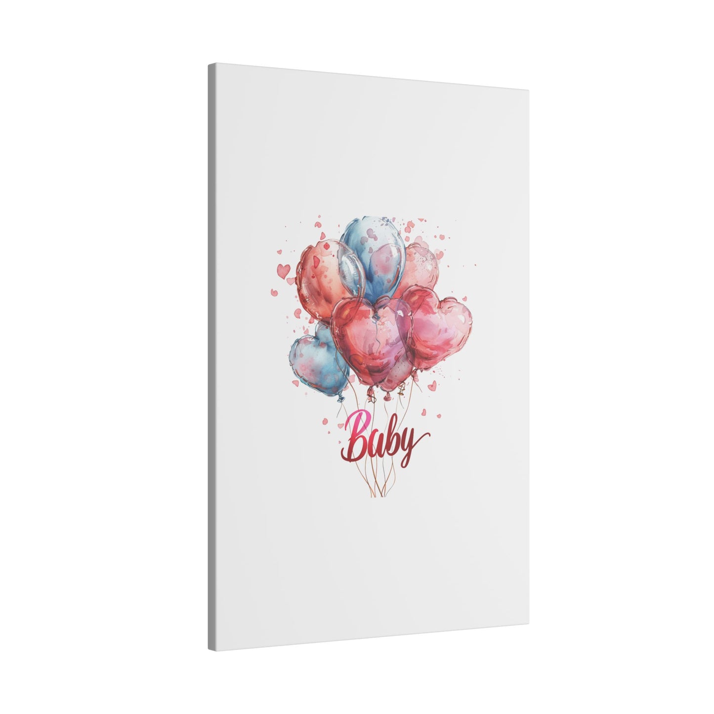 Baby Balloon Canvas Art - Colorful Nursery Decor