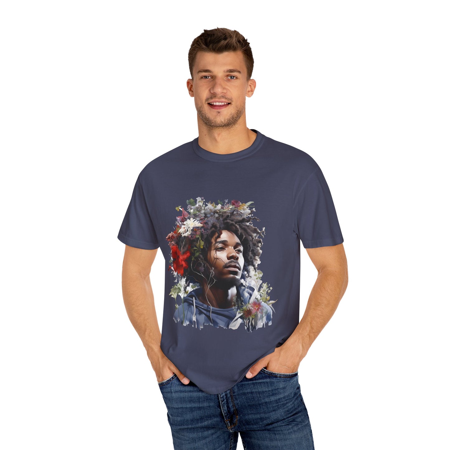 Unisex Floral Art T-Shirt – Embrace Nature's Beauty