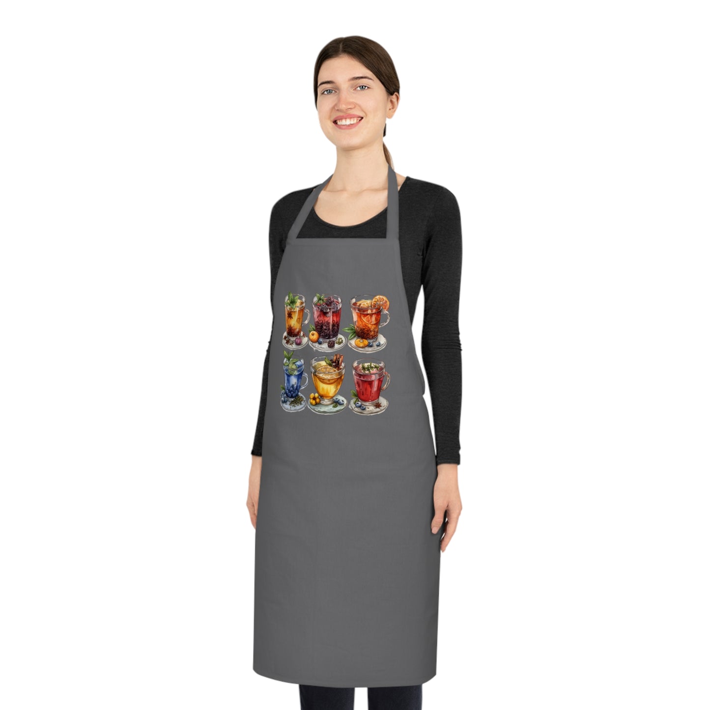 Colorful Cocktail Cotton Apron for Home Chefs & Entertainers