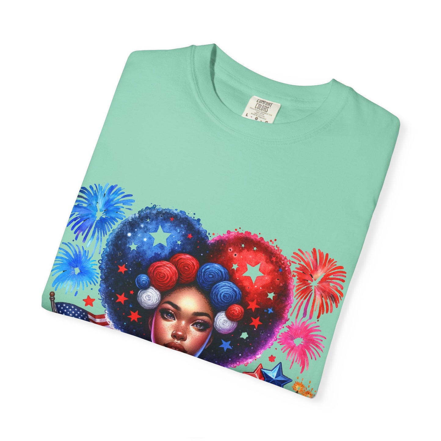 Patriotic Celebration T-Shirt | Unisex Garment-Dyed Tee for Independence Day