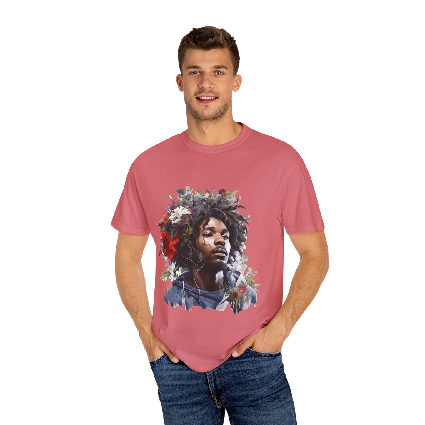 Unisex Floral Art T-Shirt – Embrace Nature's Beauty