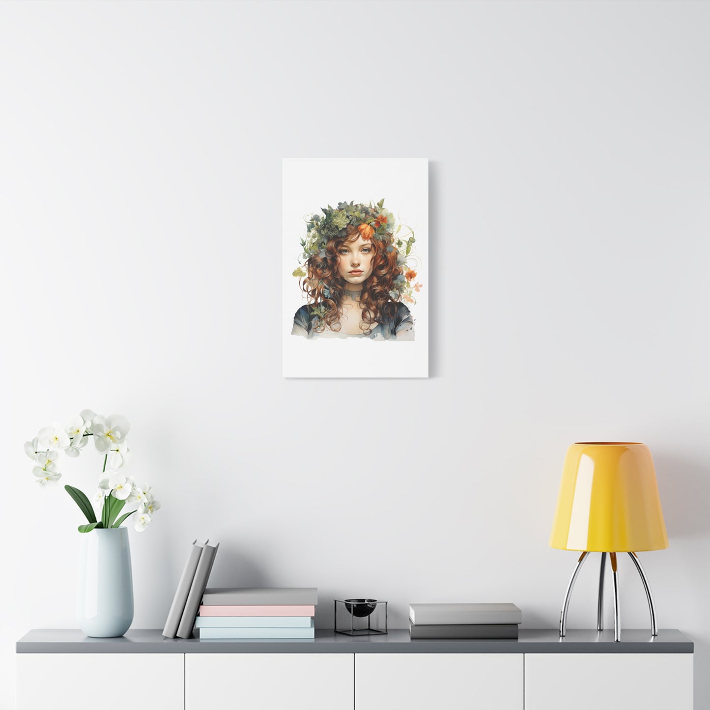 Floral Art Canvas Print - 12x16 Stretched Wall Decor for Nature Lovers