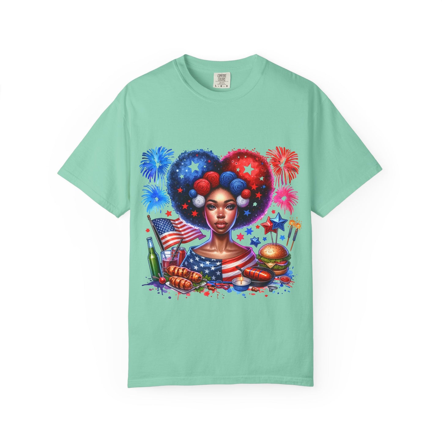 Patriotic Celebration T-Shirt | Unisex Garment-Dyed Tee for Independence Day