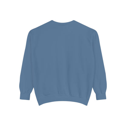Autumn Leaves & Sneakers Sweatshirt - Unisex Garment-Dyed Cozy Apparel
