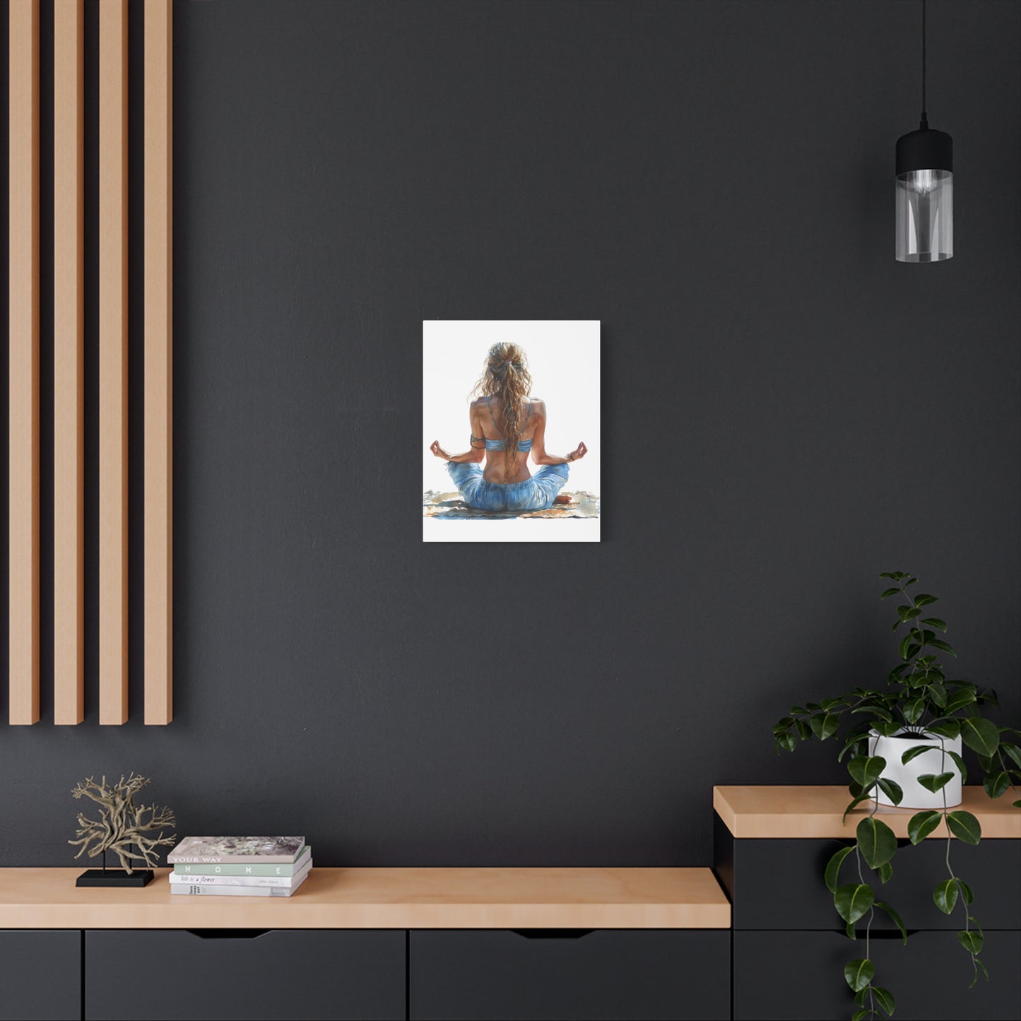 Yoga Meditation Canvas Art Print