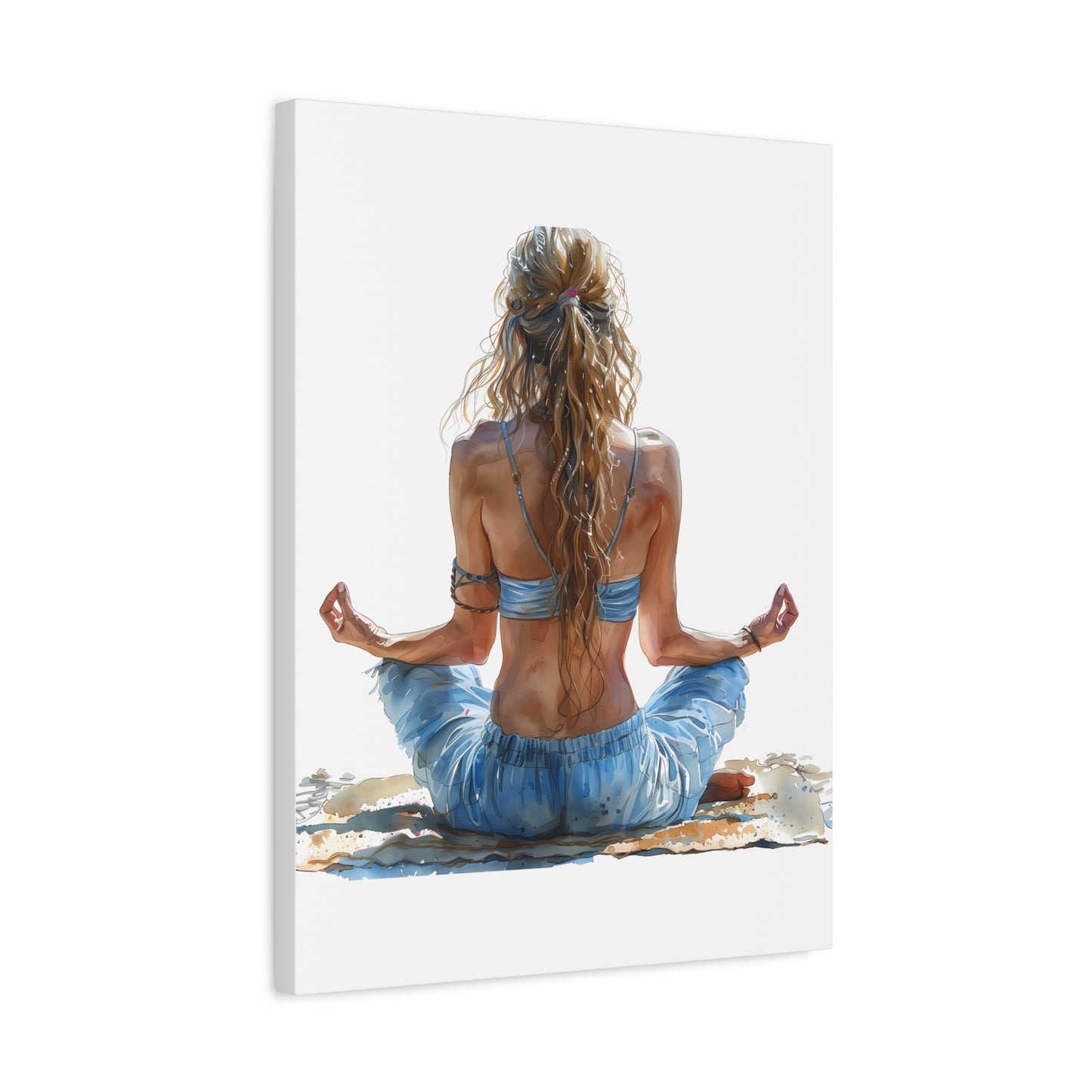 Yoga Meditation Canvas Art Print