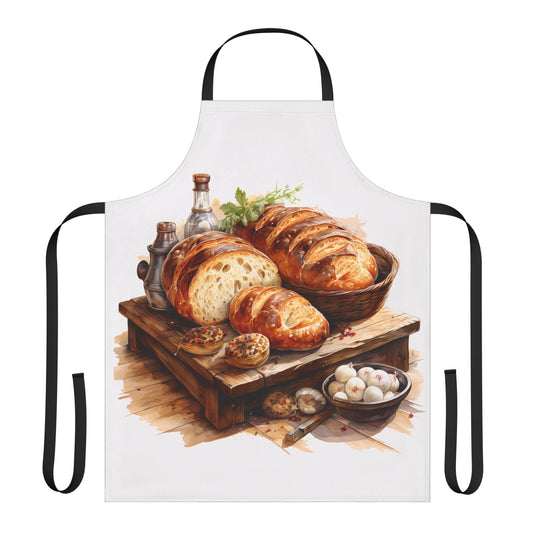 Artisan Bread Apron with 5-Color Straps | Perfect Gift for Bakers and Cooking Enthusiasts