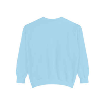 Autumn Leaves & Sneakers Sweatshirt - Unisex Garment-Dyed Cozy Apparel
