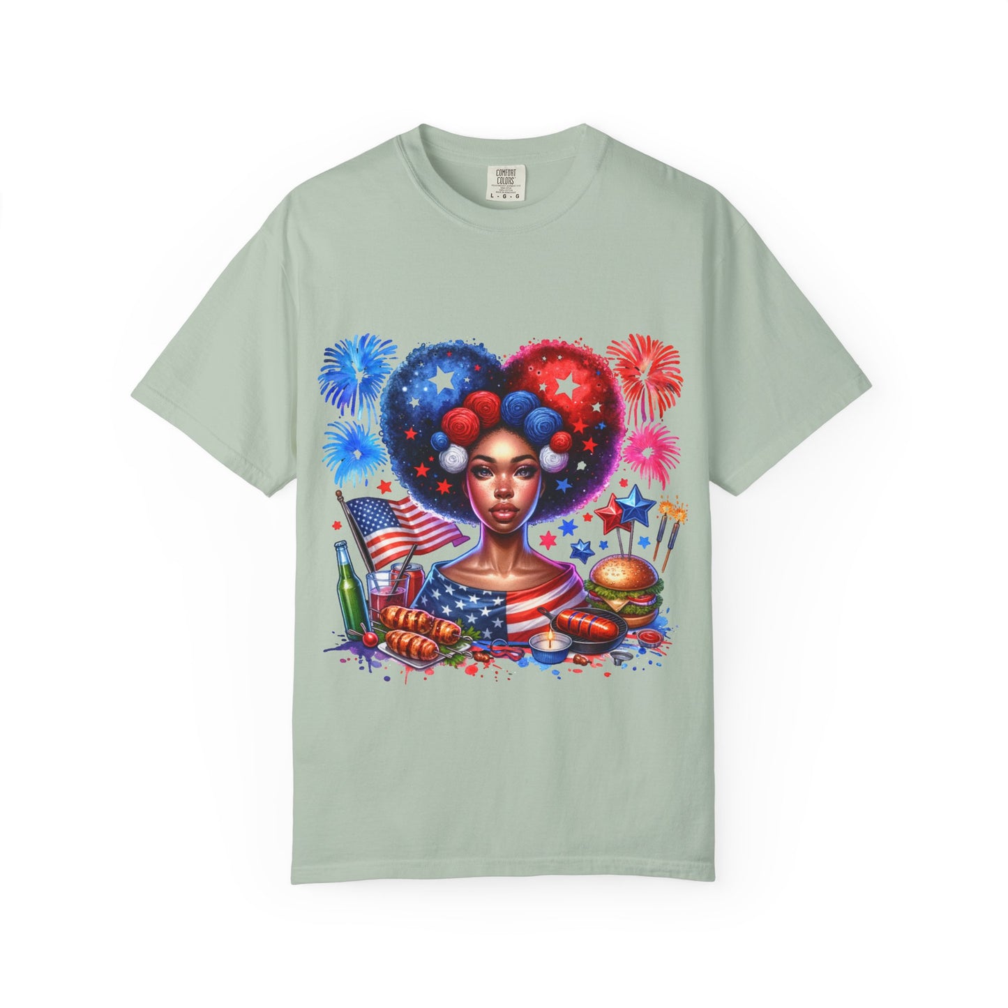 Patriotic Celebration T-Shirt | Unisex Garment-Dyed Tee for Independence Day