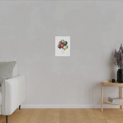 Festive Balloon Canvas Art - Holiday Decor